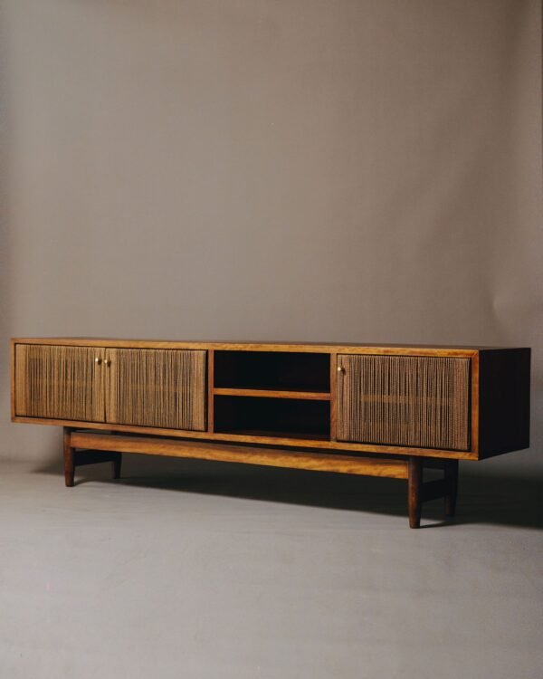 Elan wood TV stand