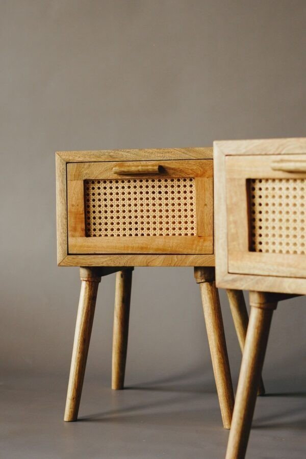 Oikiture Rattan Bedside Table_02