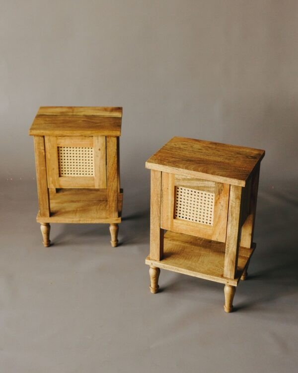 Oikiture Rattan Bedside Table_04